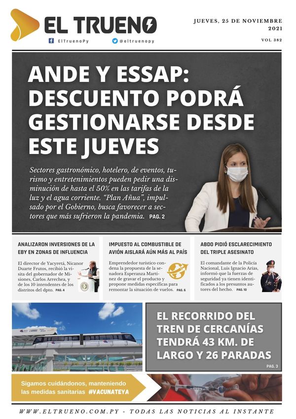E-paper 25 de noviembre 2021 - El Trueno