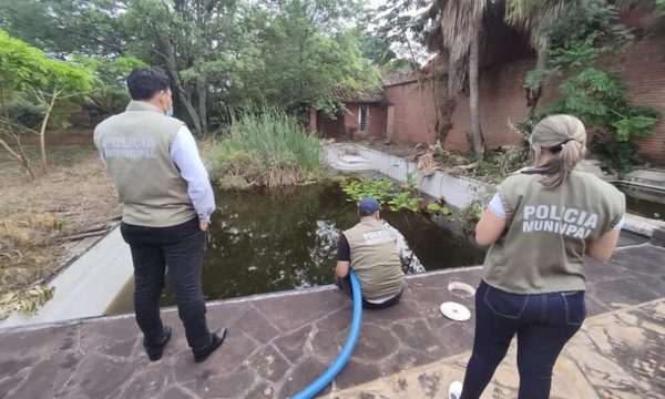 Intervienen vivienda abandonada en Itá Enramada