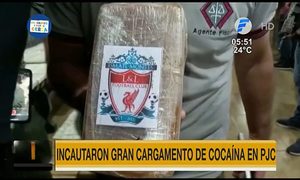 Incautaron gran cargamento de cocaína en PJC | Telefuturo
