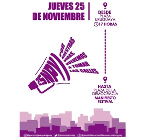 Marcha del #25N: 'Los números de violencia que tenemos nos duelen'