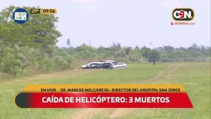 Confirman un tercer fallecido tras caída de helicóptero en la Fuerza Aérea - C9N