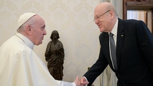 Francisco recibió al premier del Líbano en el Vaticano - .::Agencia IP::.