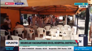 Diario HOY | Reubican vacunatorio contra el COVID-19 en el Hospital Distrital de Lambaré