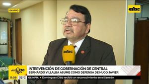 Bernardo Villalba asume como defensa de Hugo Javier González - ABC Noticias - ABC Color