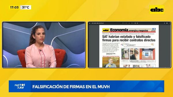 Falsificación de firmas en el MUVH - Factor Clave - ABC Color