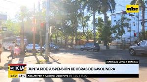Junta Municipal de Asunción recomienda suspender obras de estación de servicio  - ABC Noticias - ABC Color
