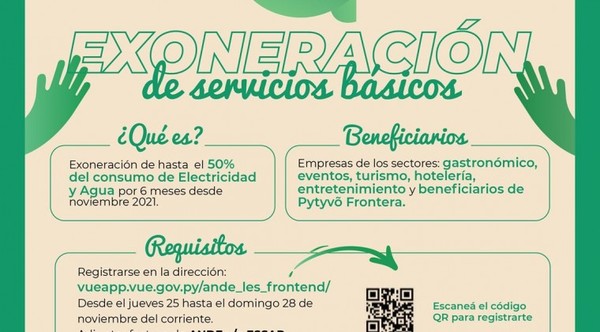 Habilitan registro para Mipymes interesadas en exoneración de facturas de ANDE y Essap