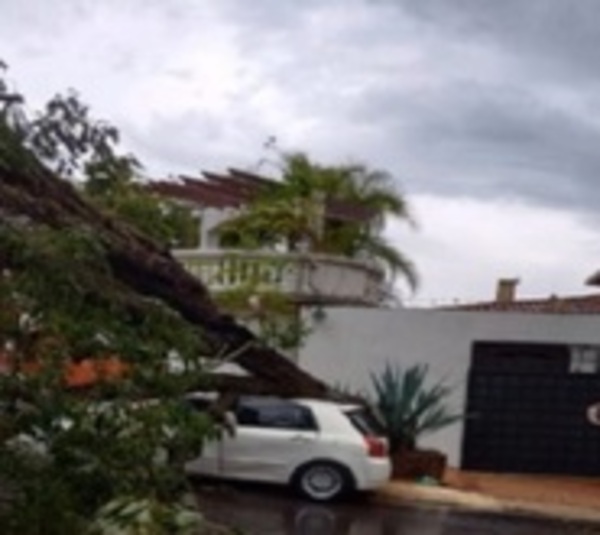 Tormenta causa estragos en varios puntos del país - Paraguay.com