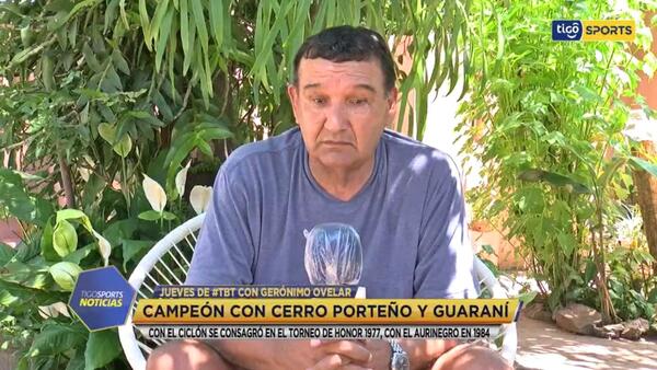 Gerónimo Ovelar, campeón con Cerro y Guaraní
