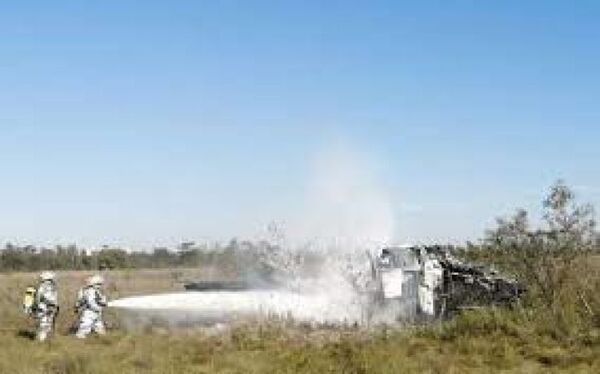 Militar sobreviviente de accidente aéreo esta intubado en UTI