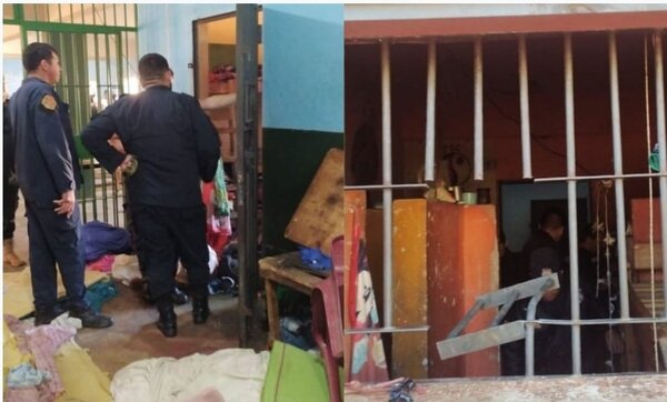 Guardia cárceles de la Penitenciaría Regional de Coronel Oviedo frustran intento de fuga masiva