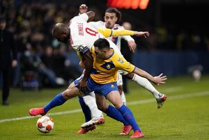 El Brondby de Blas Riveros, eliminado de la Europa League tras caer ante Lyon