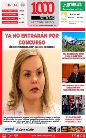 Portadas de este viernes 26 de noviembre de 2021