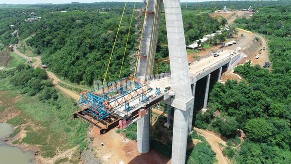 Puente de la Integración: ya fueron lanzadas ocho dovelas en ambas márgenes del Paraná – Diario TNPRESS