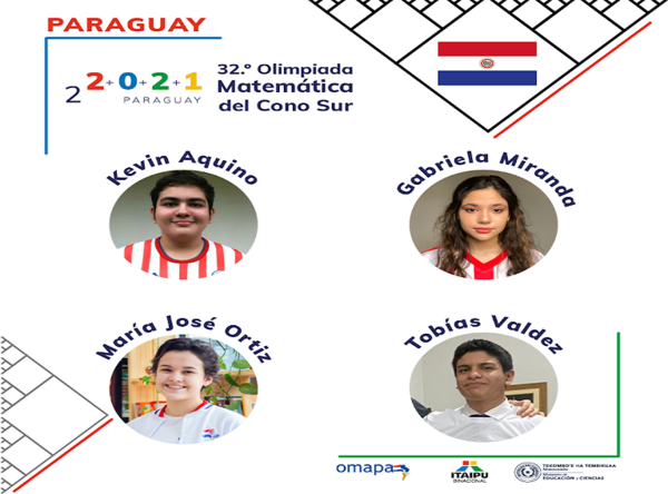 Paraguay albergará la 32º Olimpiada de Matemáticas de Países del Cono Sur