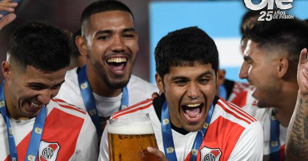 ¡Rojas y Martínez disfrutan del campeonato ganado con River Plate!