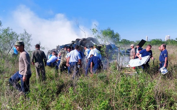 Se aguarda evolución de único sobreviviente de tragedia aérea