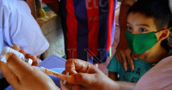 La Nación / Domingo de vacunación para niños, casa por casa, contra sarampión, polio y rubéola