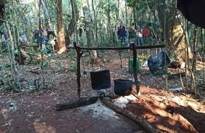 Hallan campamento que sería de criminales ACA-EPP