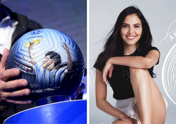 Artista paraguaya vuelve a lucirse, esta vez con un homenaje a Maradona - Megacadena — Últimas Noticias de Paraguay