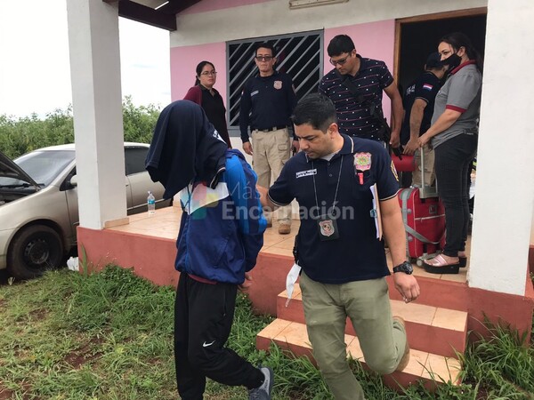 En allanamiento capturan a hombre con 21 antecedentes y esclarecen hechos de hurto en Misiones e Itapúa
