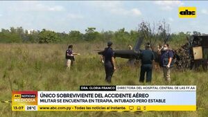 Único sobreviviente del accidente aéreo está intubado en terapia, pero estable - ABC Noticias - ABC Color