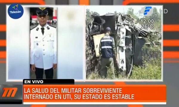 Militar sobreviviente del accidente aéreo se encuentra estable | Telefuturo