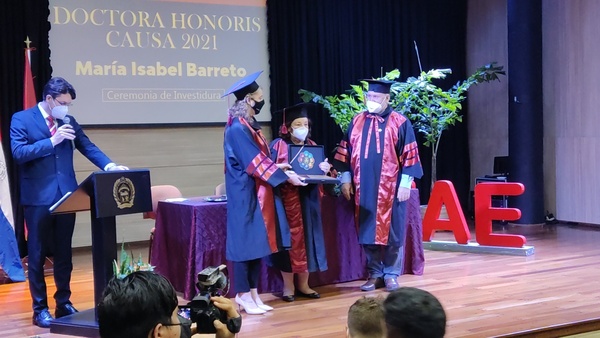 UNAE DISTINGUE CON EL GRADO DE DOCTORA HONORIS CAUSA UNAE 2021 A MARIA ISABEL BARRETO. - Itapúa Noticias