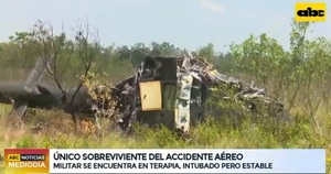 Único sobreviviente de accidente aéreo evoluciona favorablemente