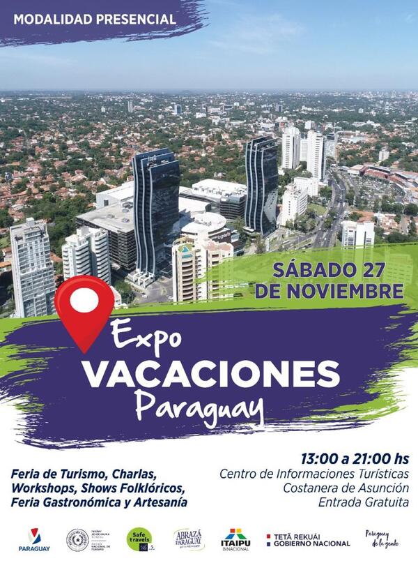 Expo Vacaciones presentará toda la oferta turística del país este sábado en la Costanera - .::Agencia IP::.