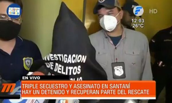 Habló el presunto autor del triple homicidio en Santaní | Telefuturo