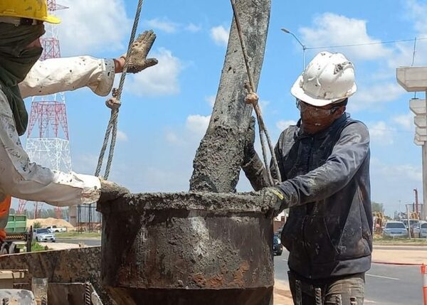 Ya se puede contemplar el primer sector del viaducto al Puente Héroes del Chaco