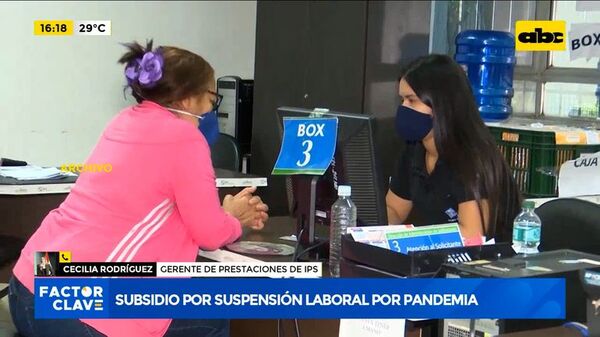 Subsidio por suspensión laboral por pandemia - Factor Clave - ABC Color