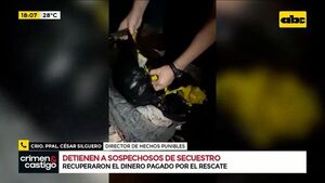 Secuestro y ejecución: detuvieron a un sospechoso y recuperan parte del dinero  - Crimen y castigo - ABC Color
