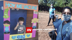 A VACUNAR A NUESTROS NIÑOS: PC CENTRAL EN LA PLAZA DE ARMAS DE ENCARNACIÓN. - Itapúa Noticias
