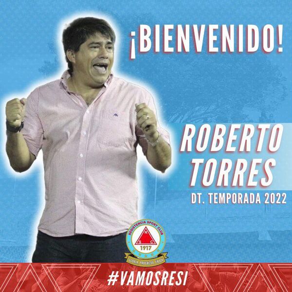 Roberto Torres dirigirá a Resistencia - Fútbol - ABC Color