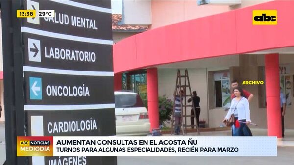 Aumentan consultas en el Hospital Acosta Ñu - ABC Noticias - ABC Color