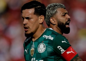 Gustavo Gómez es bicampeón con Palmeiras