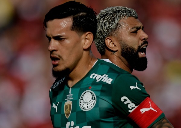 Gustavo Gómez es bicampeón con Palmeiras