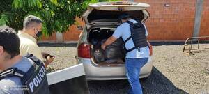 Detienen a dos personas con más de 100 kg de marihuana en Encarnación | Ñanduti