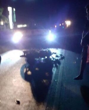 Motociclista muere tras ser chocado por un ómnibus en Santa Rita