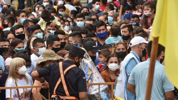 Gran concurrencia de fieles en primer día de Novenario a la Virgen de Caacupé