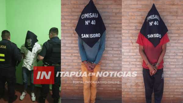 VARIOS BUSCADOS POR LA POLICÍA FUERON PUESTOS TRAS LAS REJAS - Itapúa Noticias
