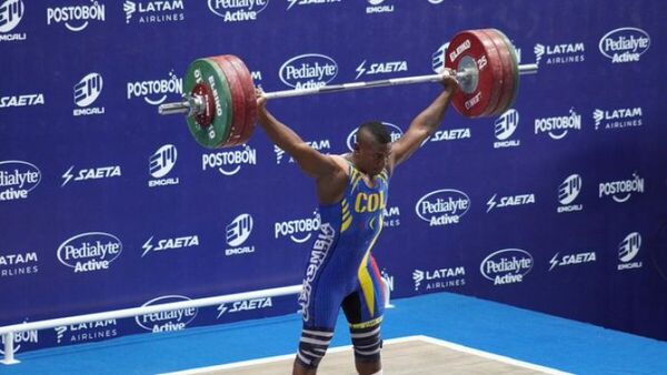 Yeison López le dio el quinto oro a Colombia en las pesas de los Juegos Panamericanos Junior 2021