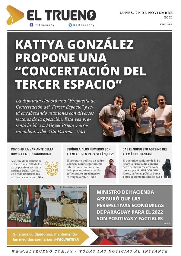 E-paper 29 de noviembre 2021 - El Trueno
