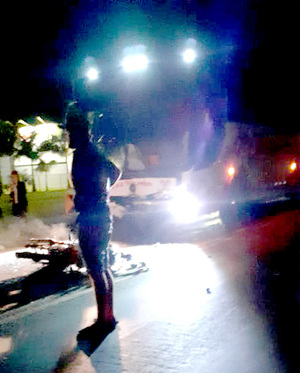 Motociclista muere en el acto al chocar de frente contra ómnibus en Santa Rita - La Clave
