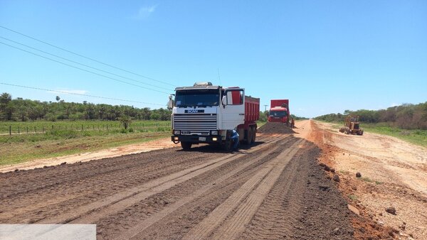 Obra de la ruta Concepción- Pozo Colorado con lento avance