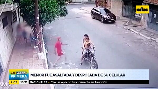 Menor fue asaltada y despojada de su celular - ABC Noticias - ABC Color