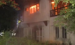 Se incendió un 'aguantadero de adictos' en Sajonia - SNT