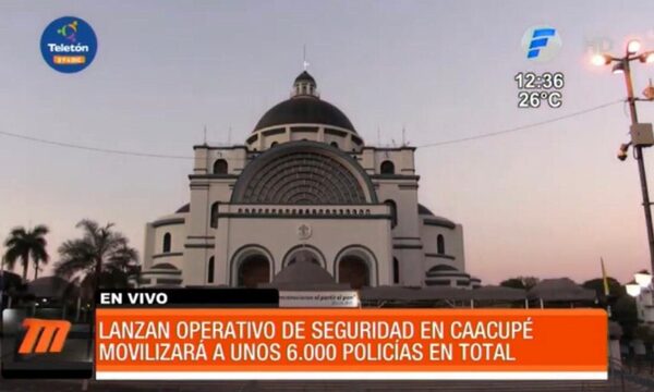 Lanzan operativo de seguridad en Caacupé | Telefuturo